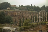 Monte Palatino desde el Coliseo