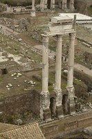 Temple of the Dioscurs in the Roman Forum, Rome, Italy