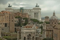 Roman forum and Vittorio Emanuele II monument