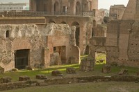 Buildings surrounding the stadium of Domitian