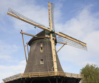 Windmills and scenery of Weesp