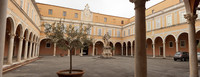 Panoramic view of the courtyard of Palazzo dell’Arcivescovado Panoramic view of the courtyard of Palazzo dell’Arcivescovado